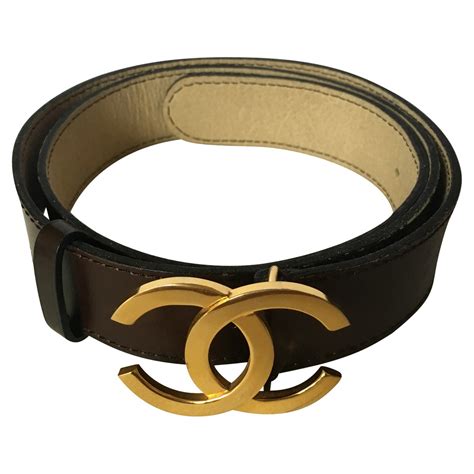 chanel cc belt buckle|genuine leather Chanel belt women.